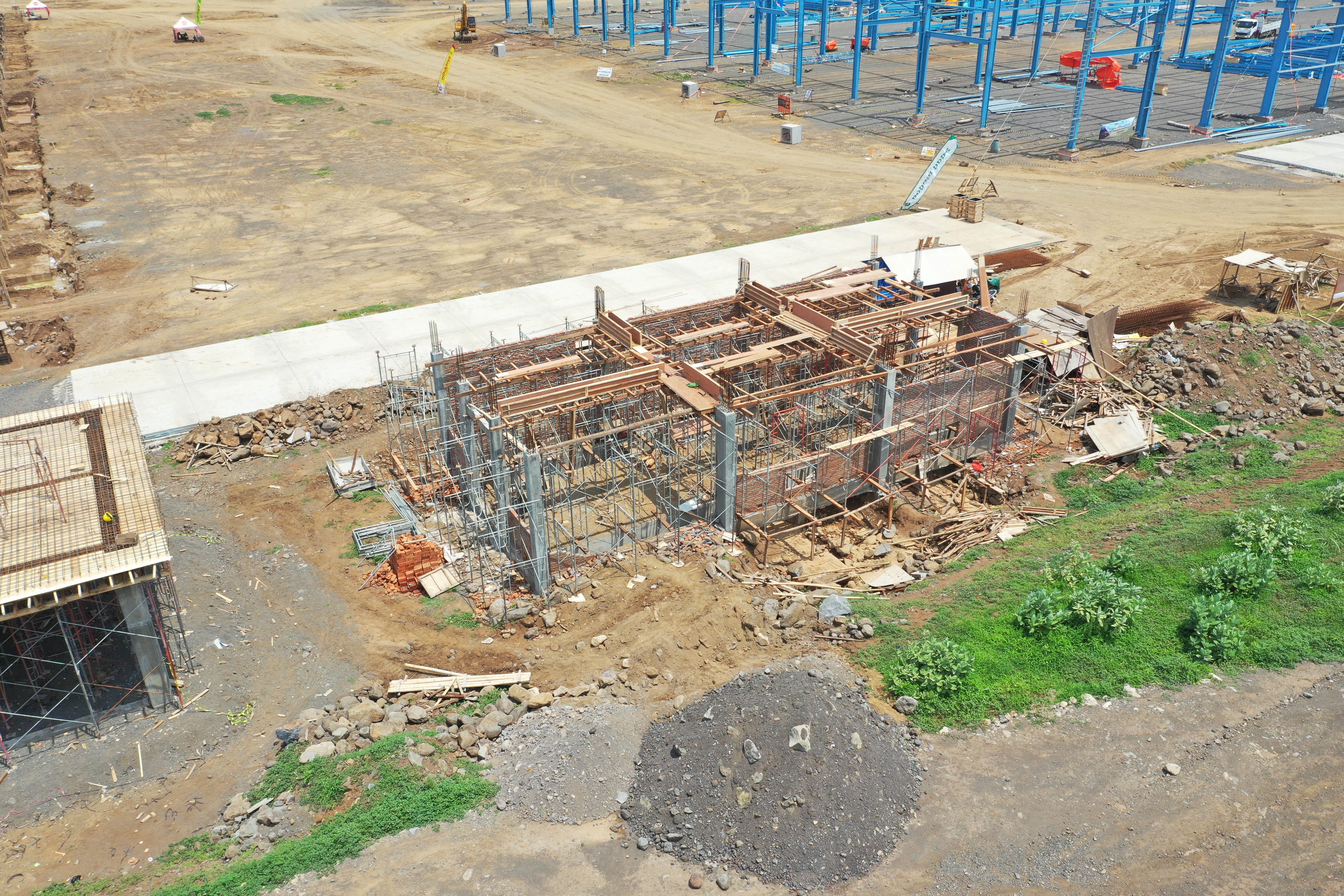 Proses pembangunan Workshop Banyuwangi, Januari 2020